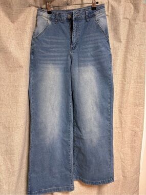 Classic Light Blue wide leg Jeans for Women